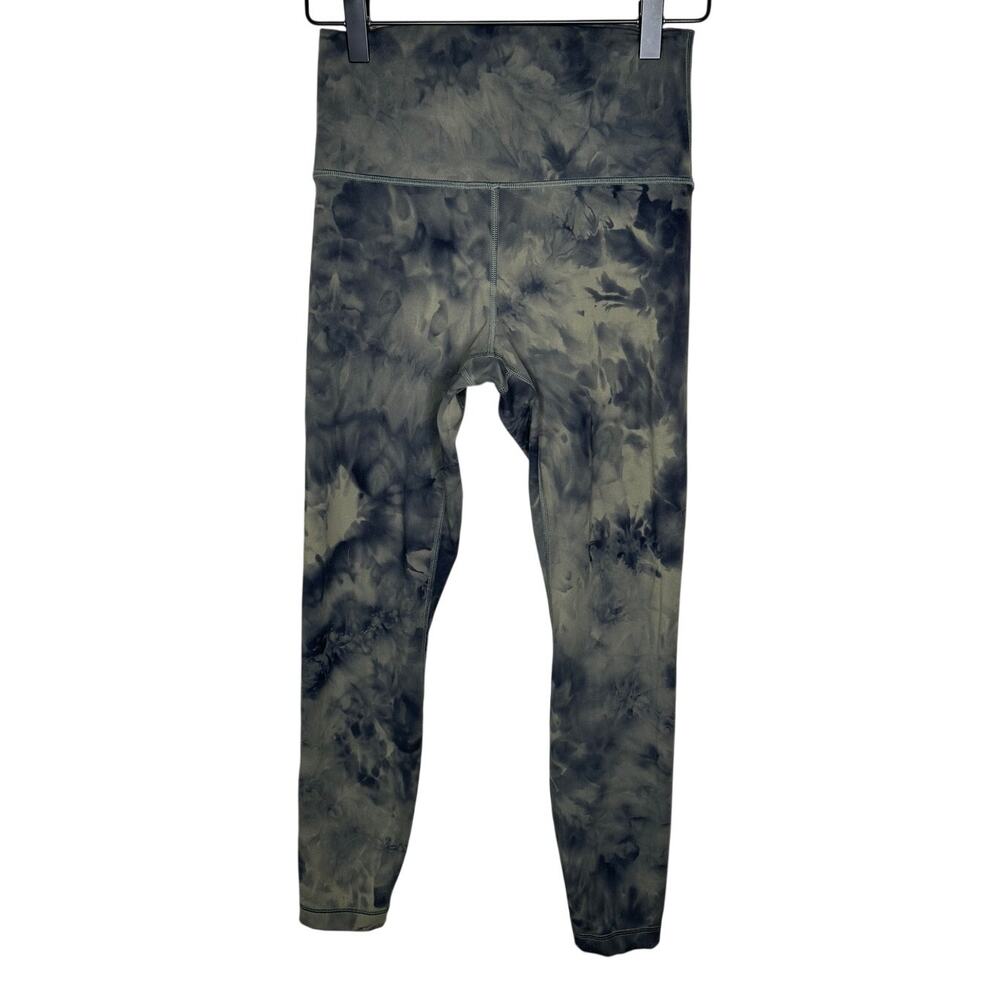 Heynuts Green Camouflage Leggings High Waist Buttery Soft Yoga Pants Women’s XS